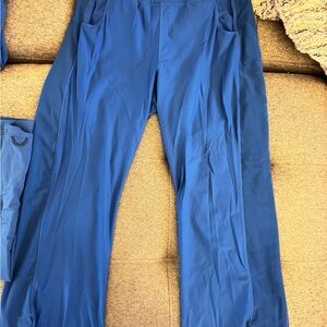 Women’s blue scrubs (1 pair of fig pants)